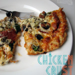 Chicken Crust Pizza. A successful experiment.